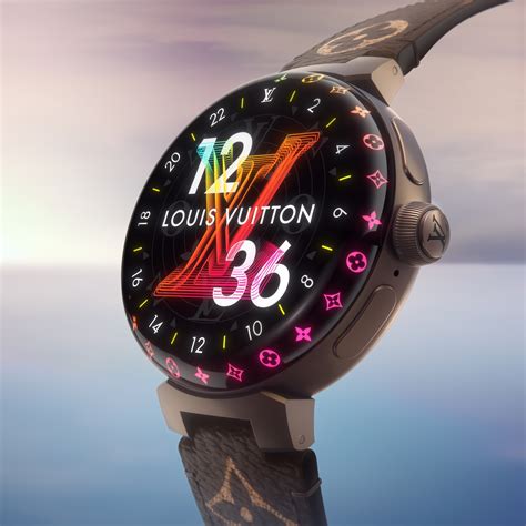 lv 手表|Tambour Horizon Light Up 智能腕表 .